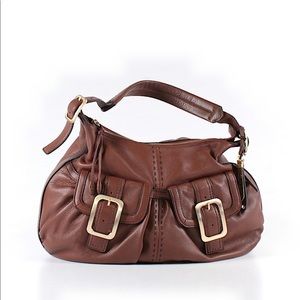 Cole Haan —saddle brown leather hobo bag